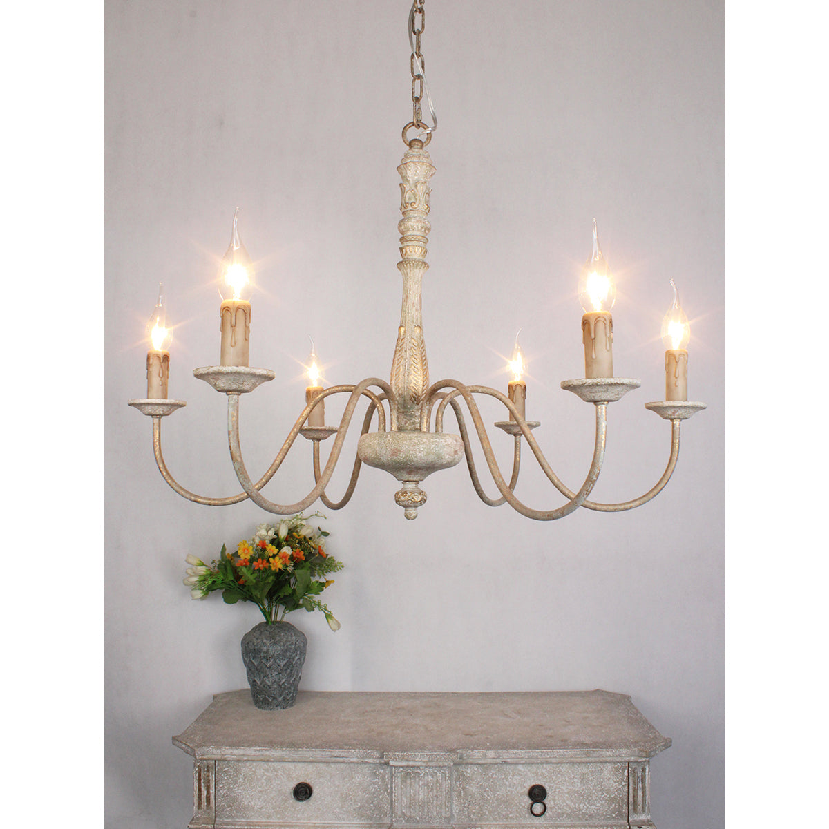 Dumio Wood Chandelier