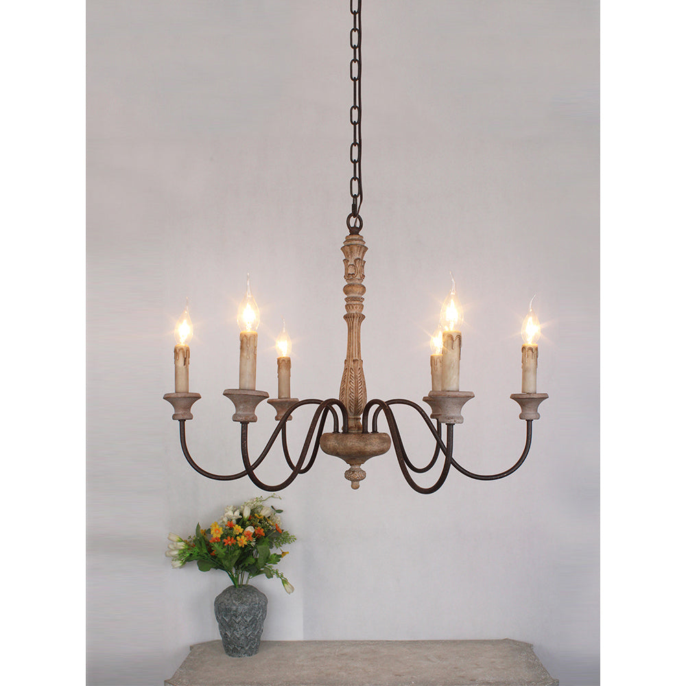 Dumio Wood Chandelier