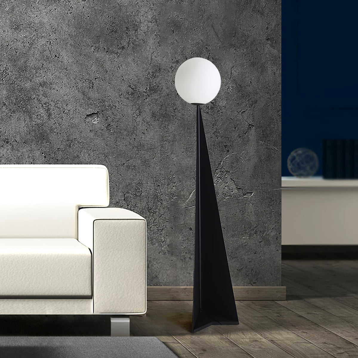Vertex Minimalist Sphere Floor Lamp