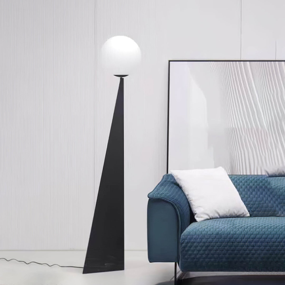Vertex Minimalist Sphere Floor Lamp