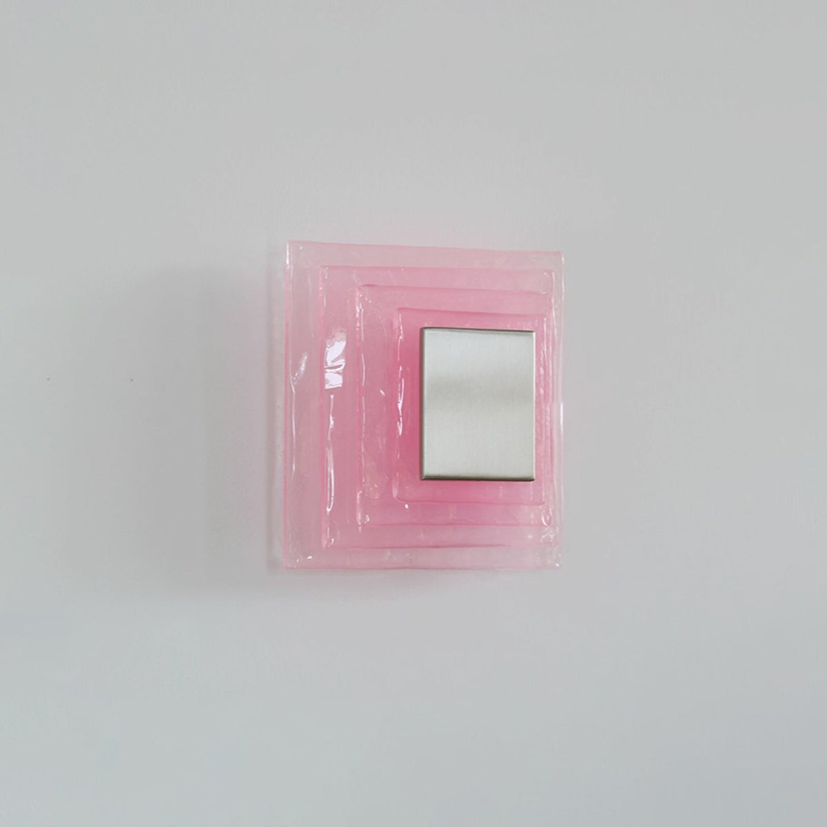 Cleo Glass Water Cube Cascade Sconce