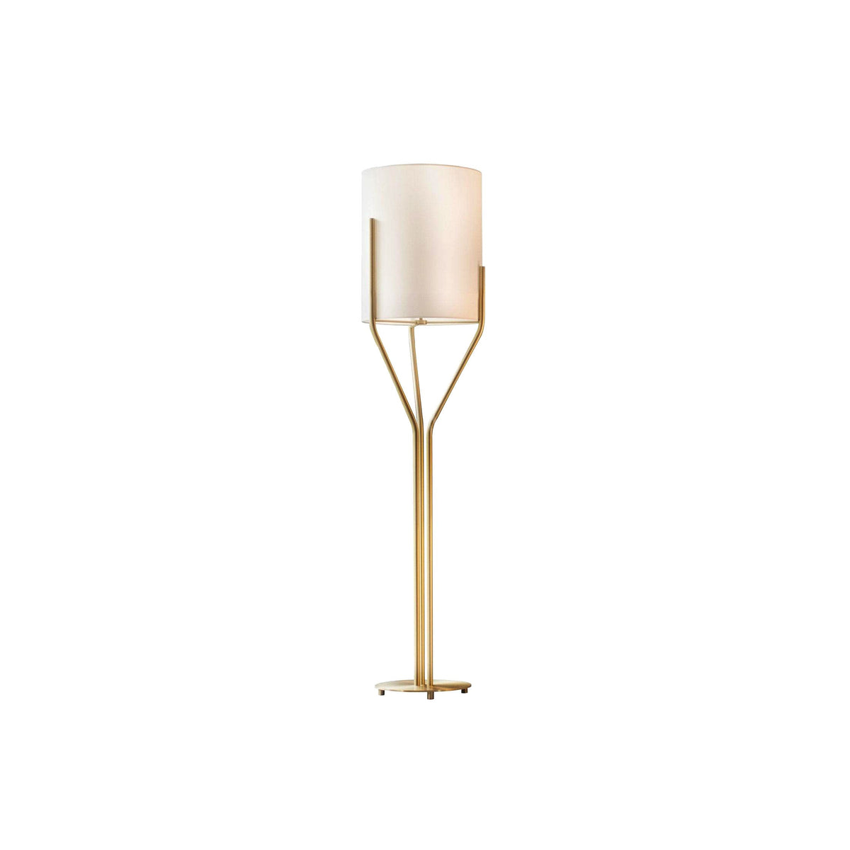 Aureina Glam Brass Floor Lamp