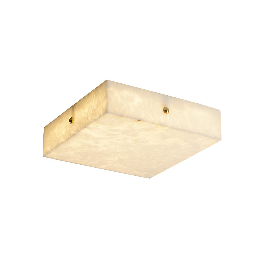 Rauduvys Modern Minimalist Alabaster Ceiling Light