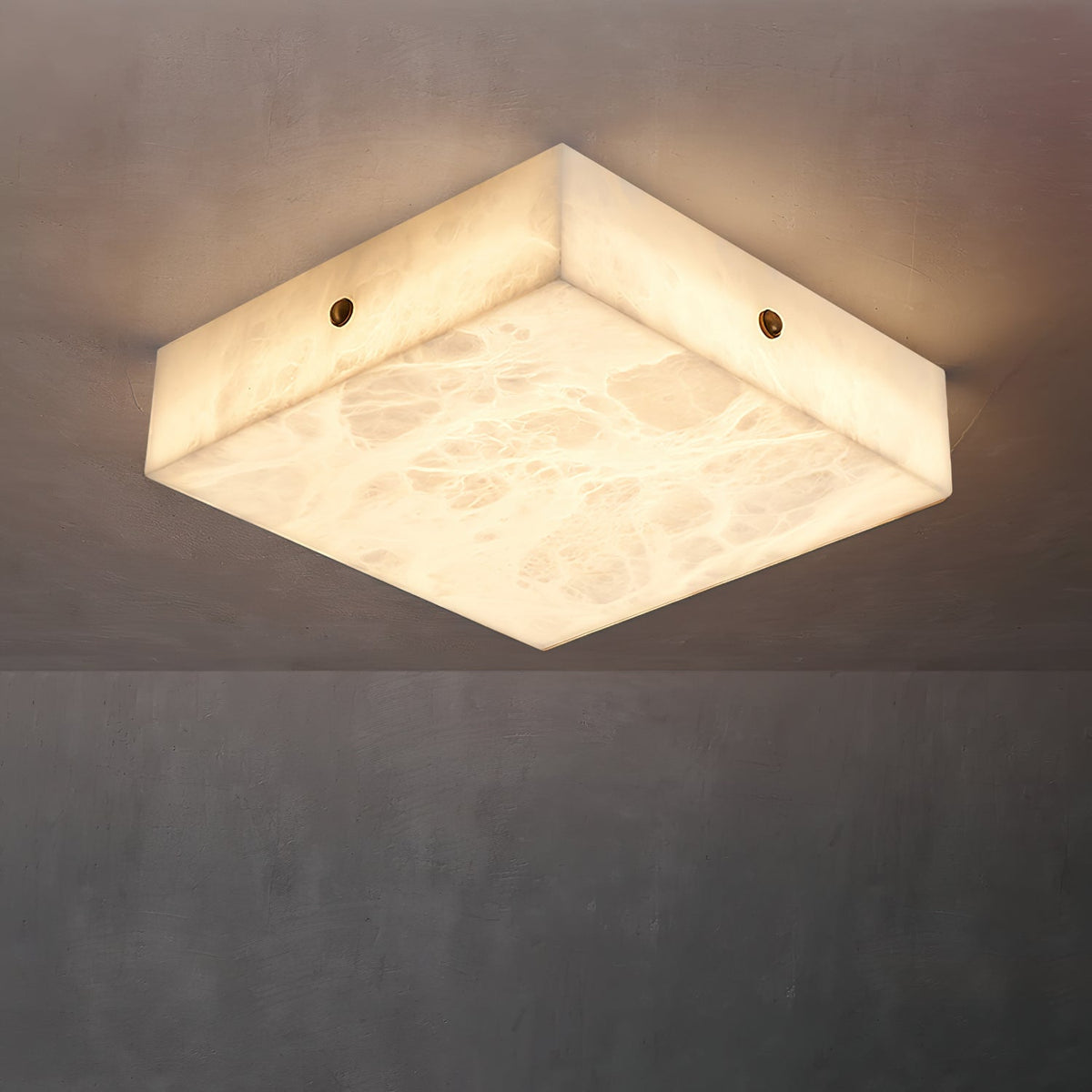 Rauduvys Modern Minimalist Alabaster Ceiling Light