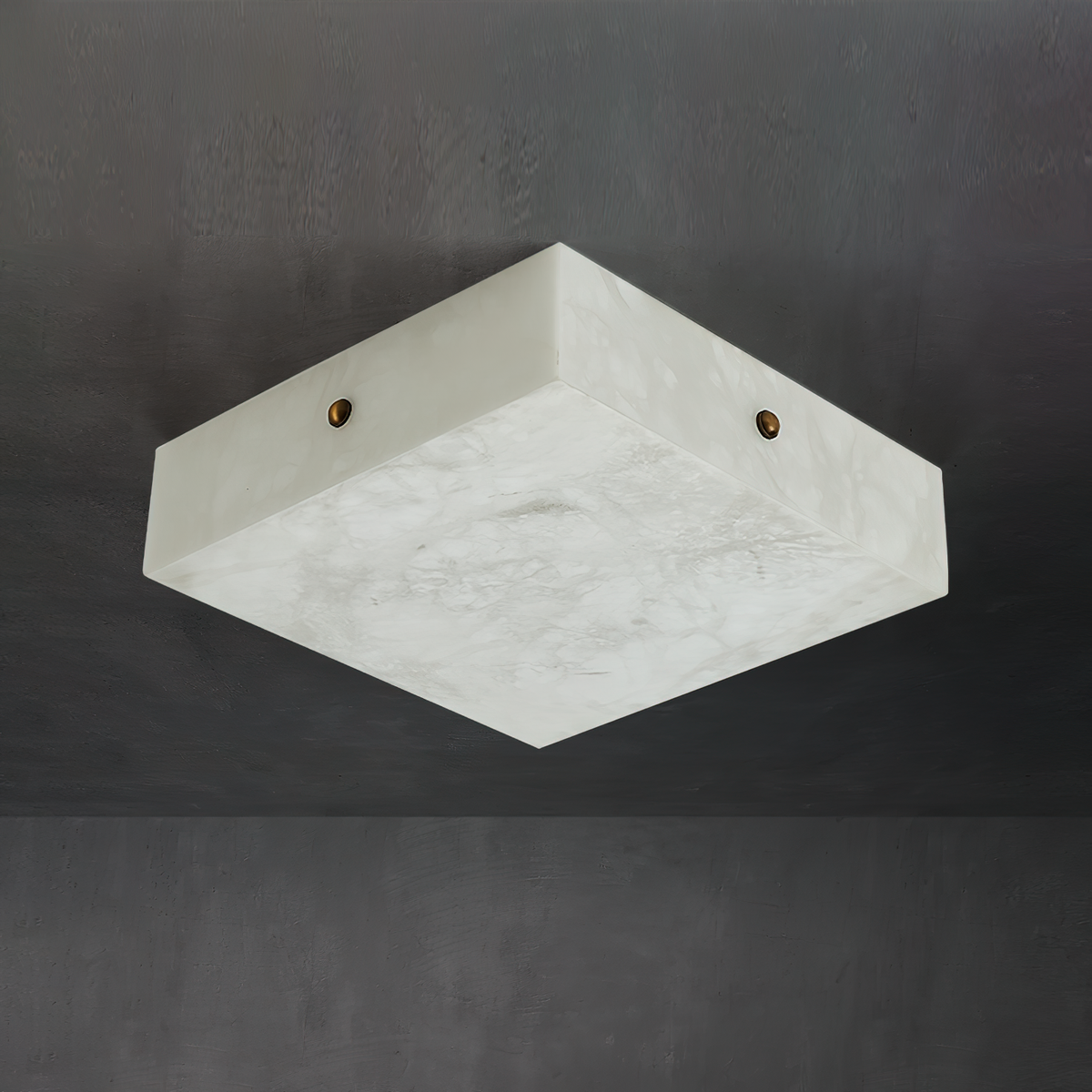 Rauduvys Modern Minimalist Alabaster Ceiling Light