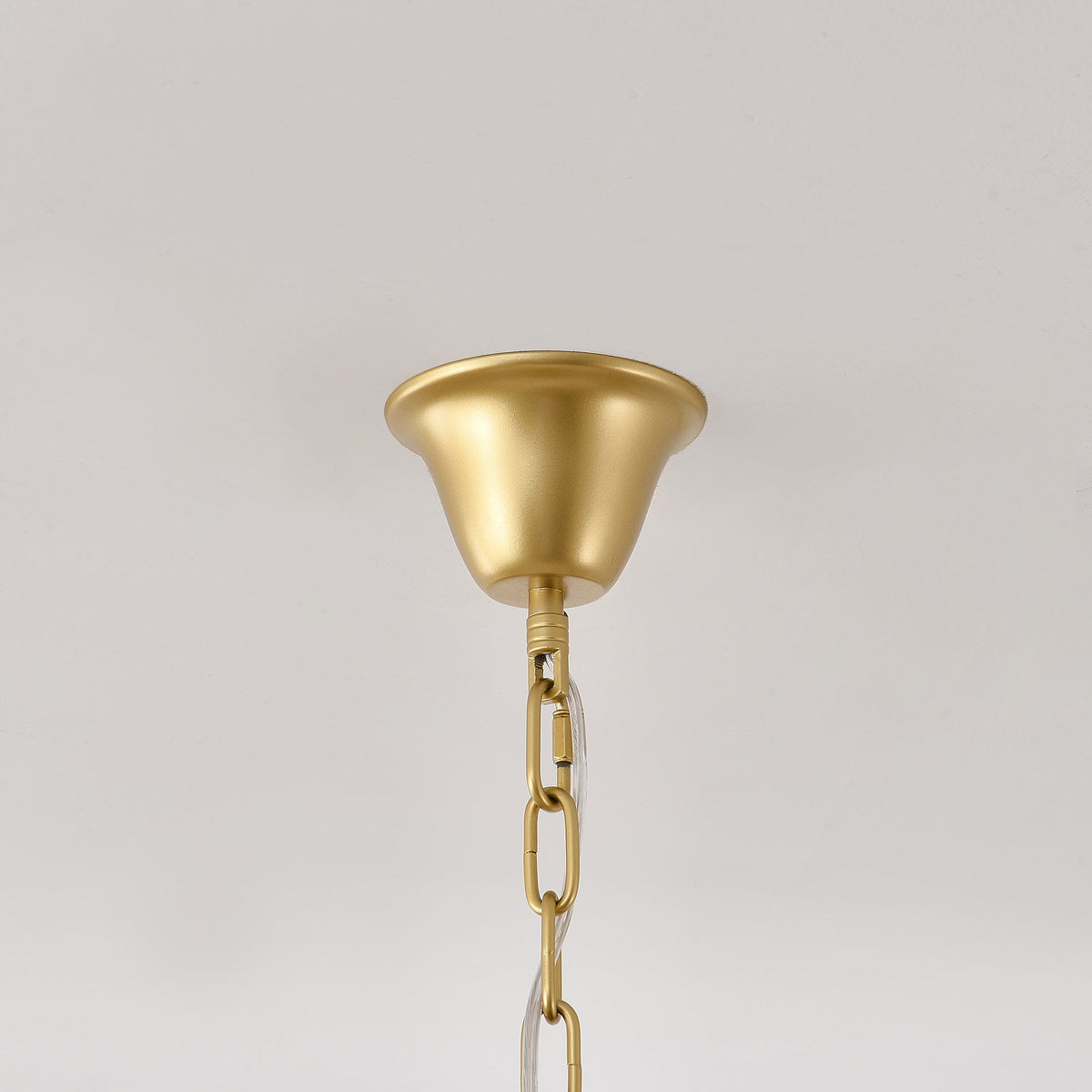 Qvistuvyo Individual Creativity Metal Glass Chandelier