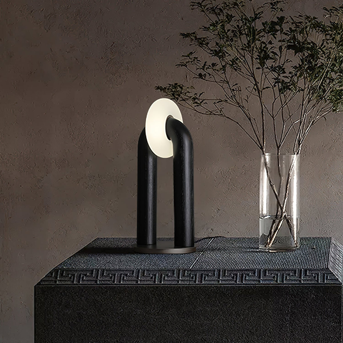 Raelix Wood Vintage Table Lamp