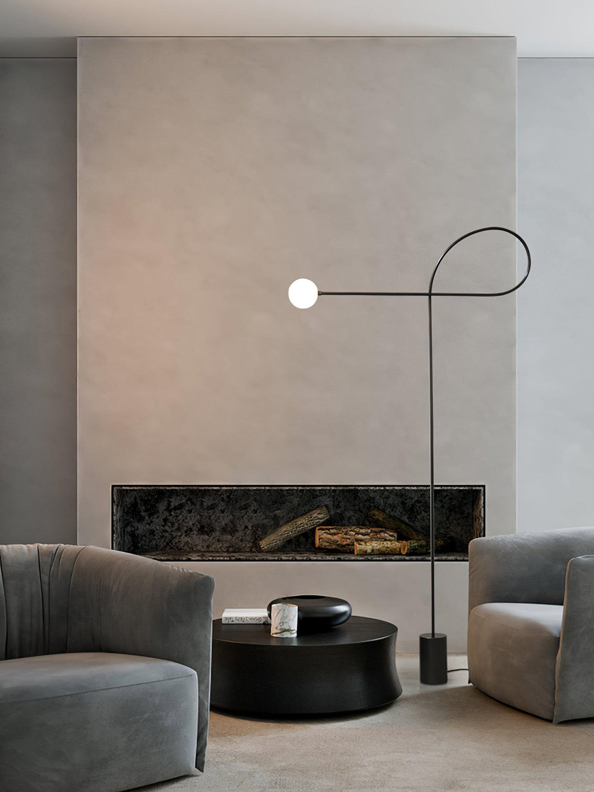 Zanoril Sculptural Floor Lamp