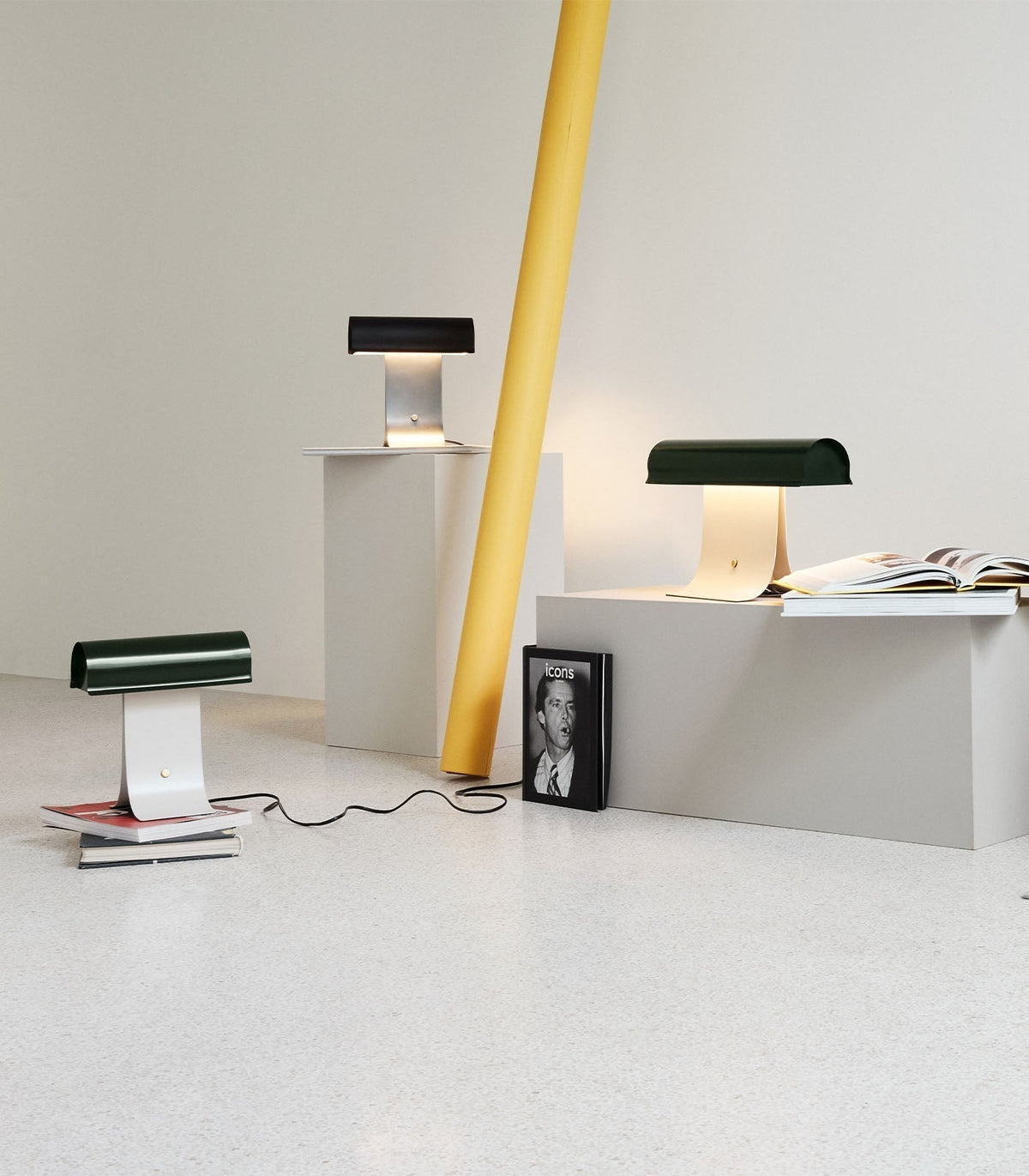 Liorven Steel Industrial Table Lamp