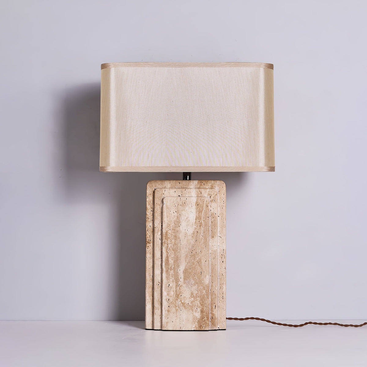 Cocare Travertine Table Lamp