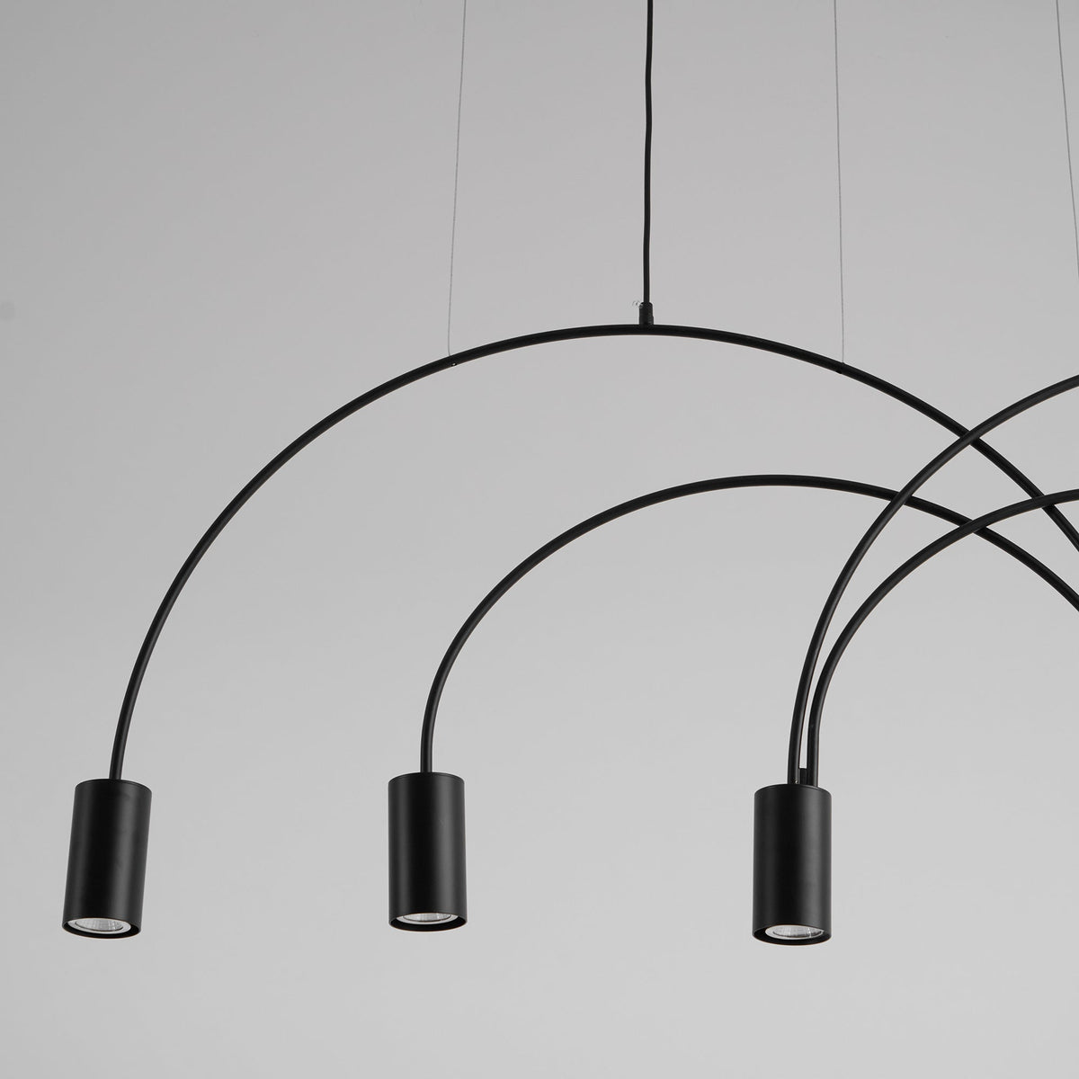 Noriel Pendant Lamp Overlapping Cylinder Minimalist Dining Room