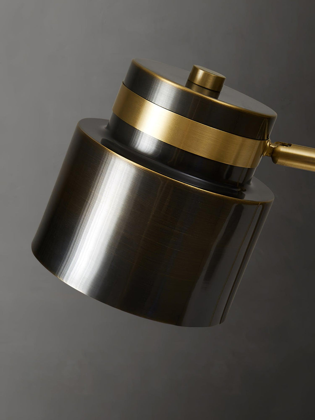 Zorase Brass Industrial Table Lamp