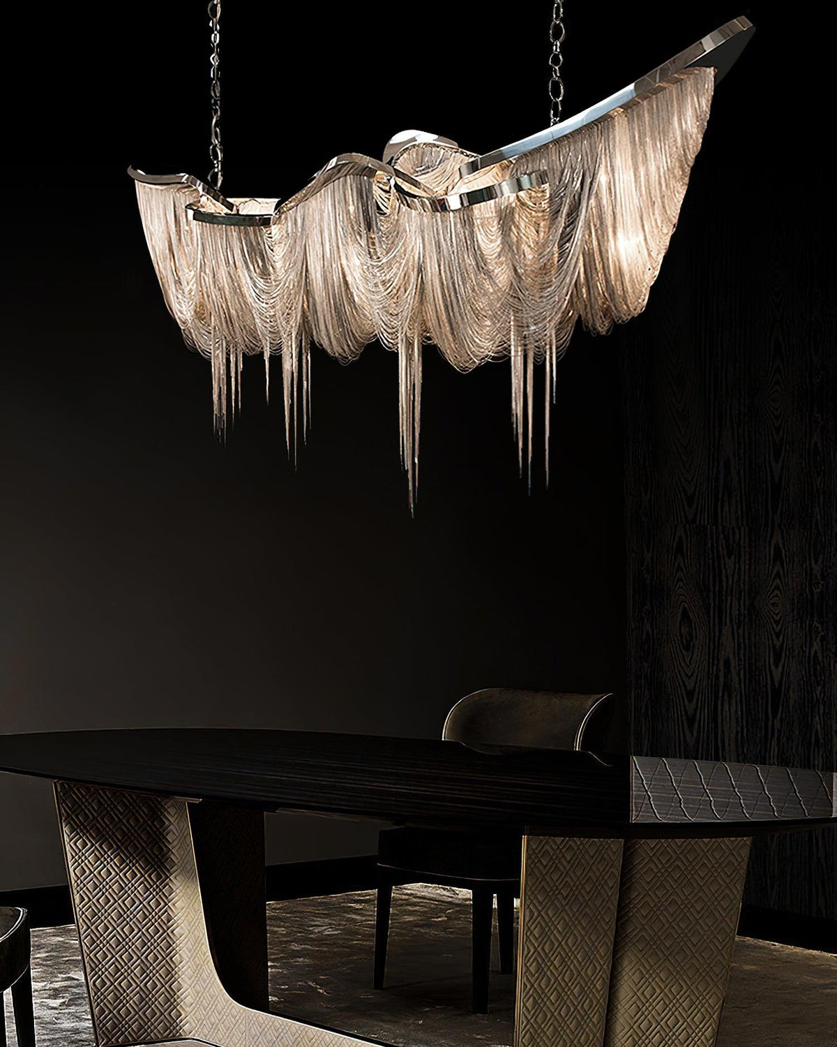 Soleraria Chandelier Tassel Gold