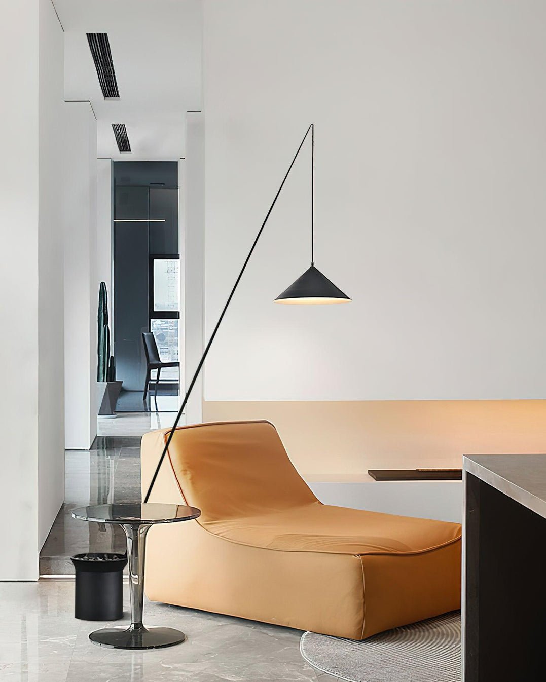Canorara Multi-Arm Black Floor Lamp