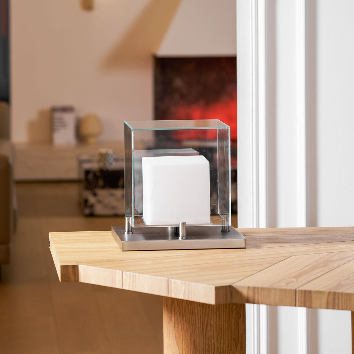 Cubo Alabaster Table Lamp