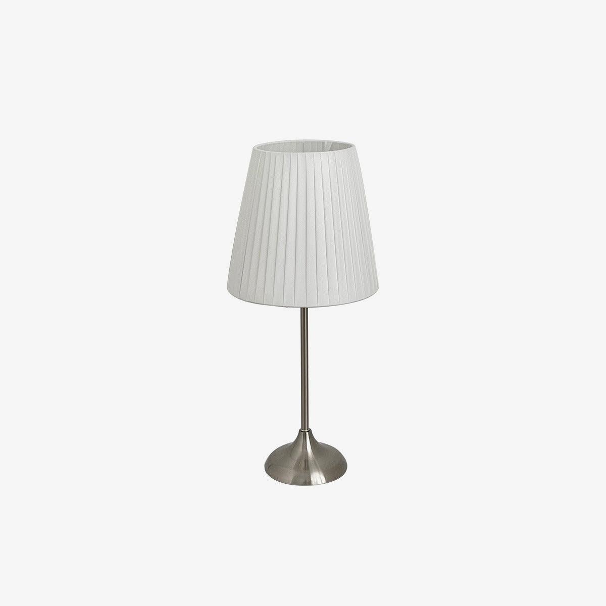 Simplicity Pleated Fabric Table Lamp