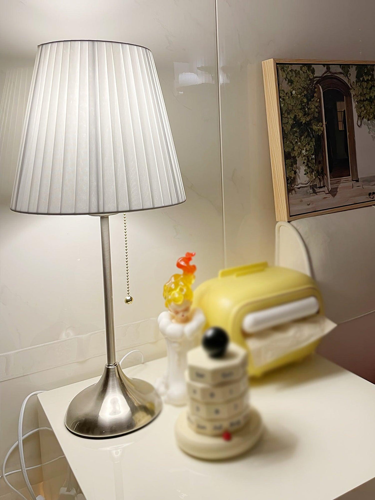 Simplicity Pleated Fabric Table Lamp