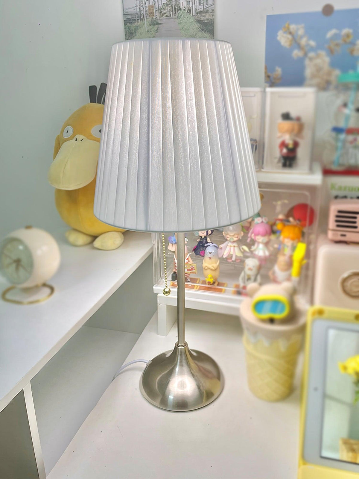 Simplicity Pleated Fabric Table Lamp