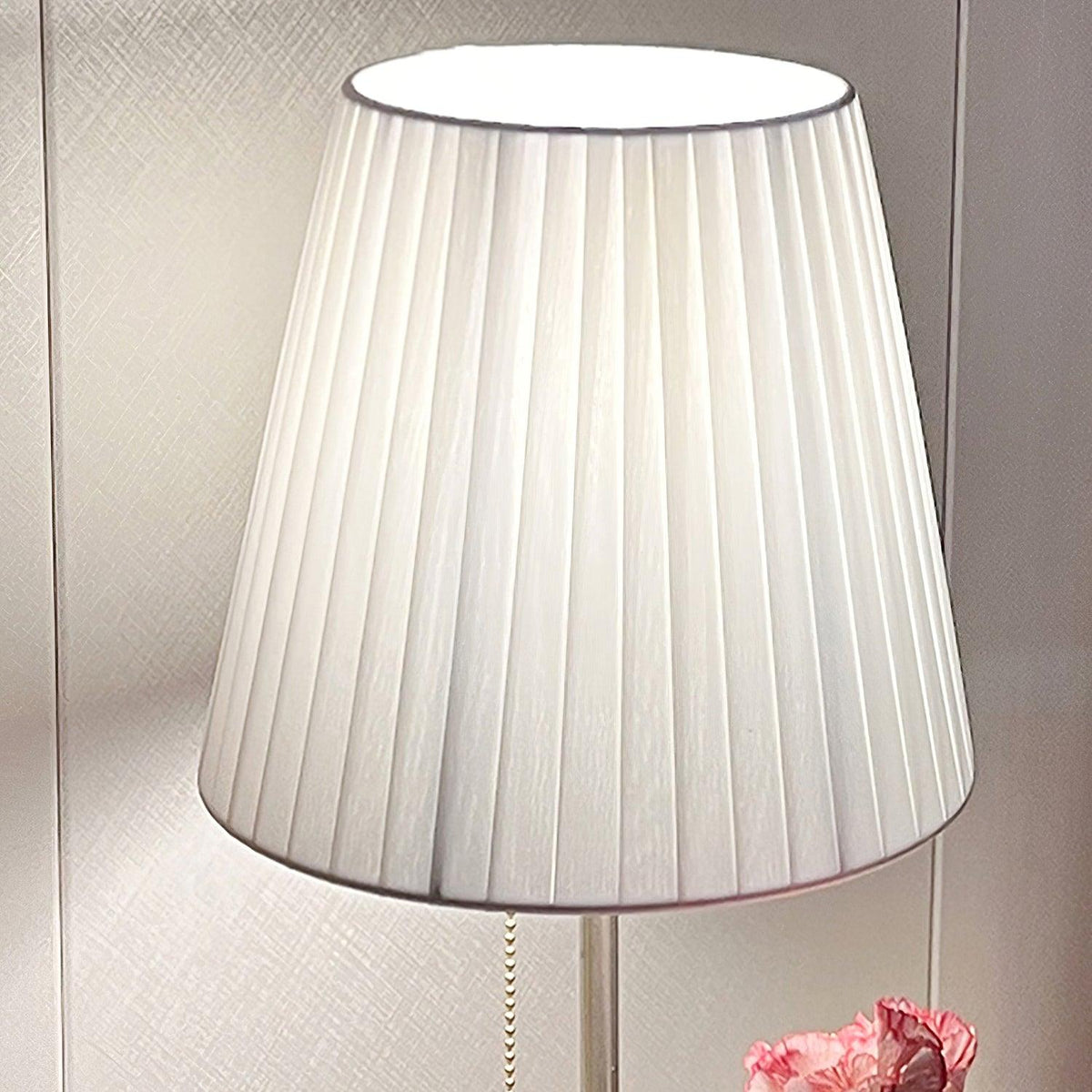 Simplicity Pleated Fabric Table Lamp