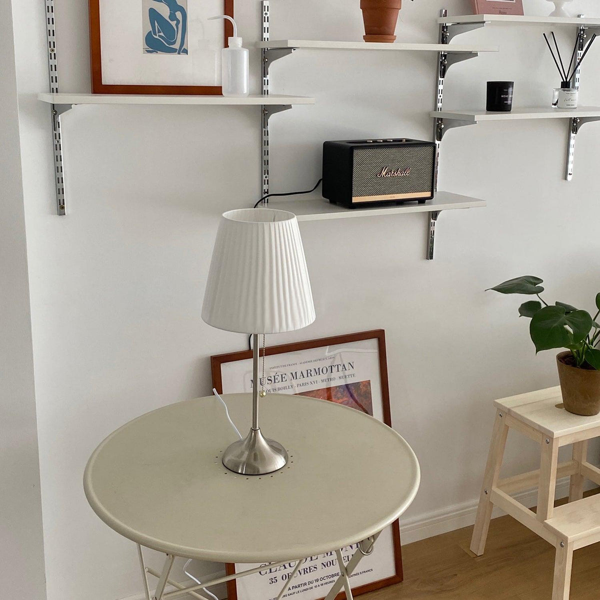 Simplicity Pleated Fabric Table Lamp