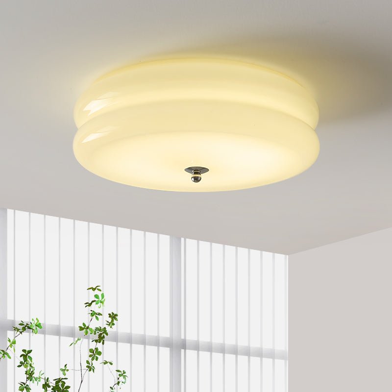Hinik Glass Flush Mount Ceiling Light