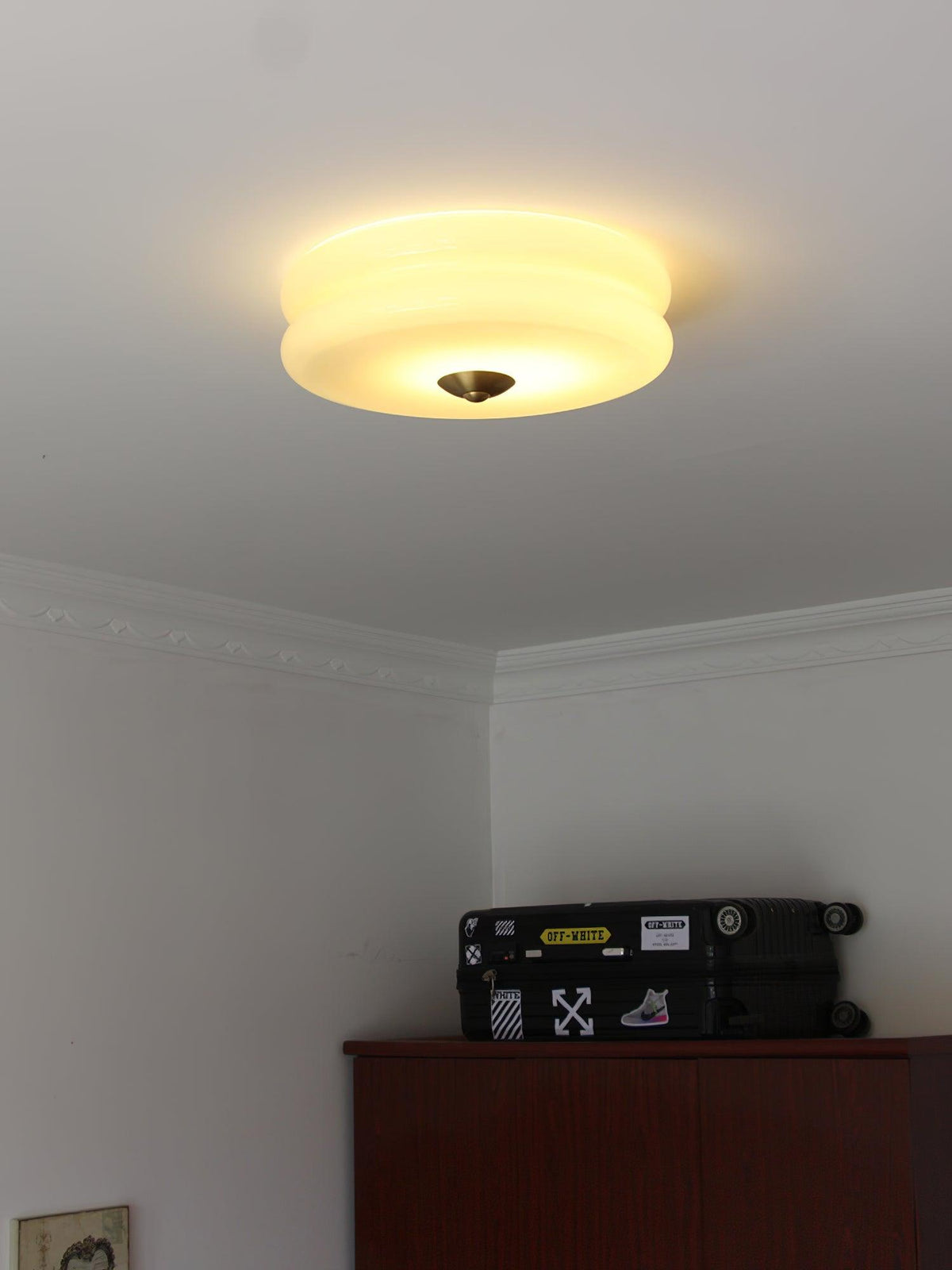 Eirinine Ceiling Light Art Deco Vintage Glass