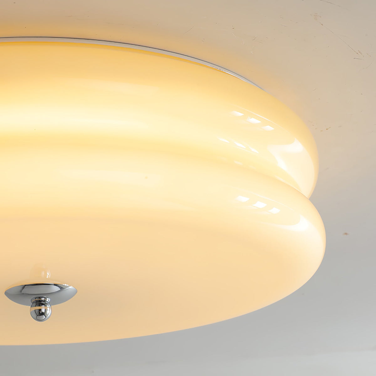 Hinik Glass Flush Mount Ceiling Light