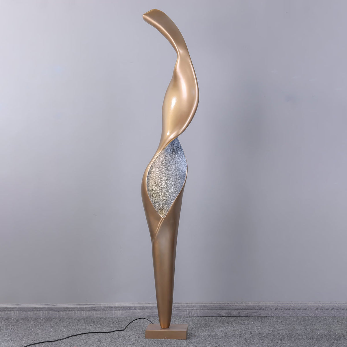 Orelinelle Sculptural Fiberglass Floor Lamp