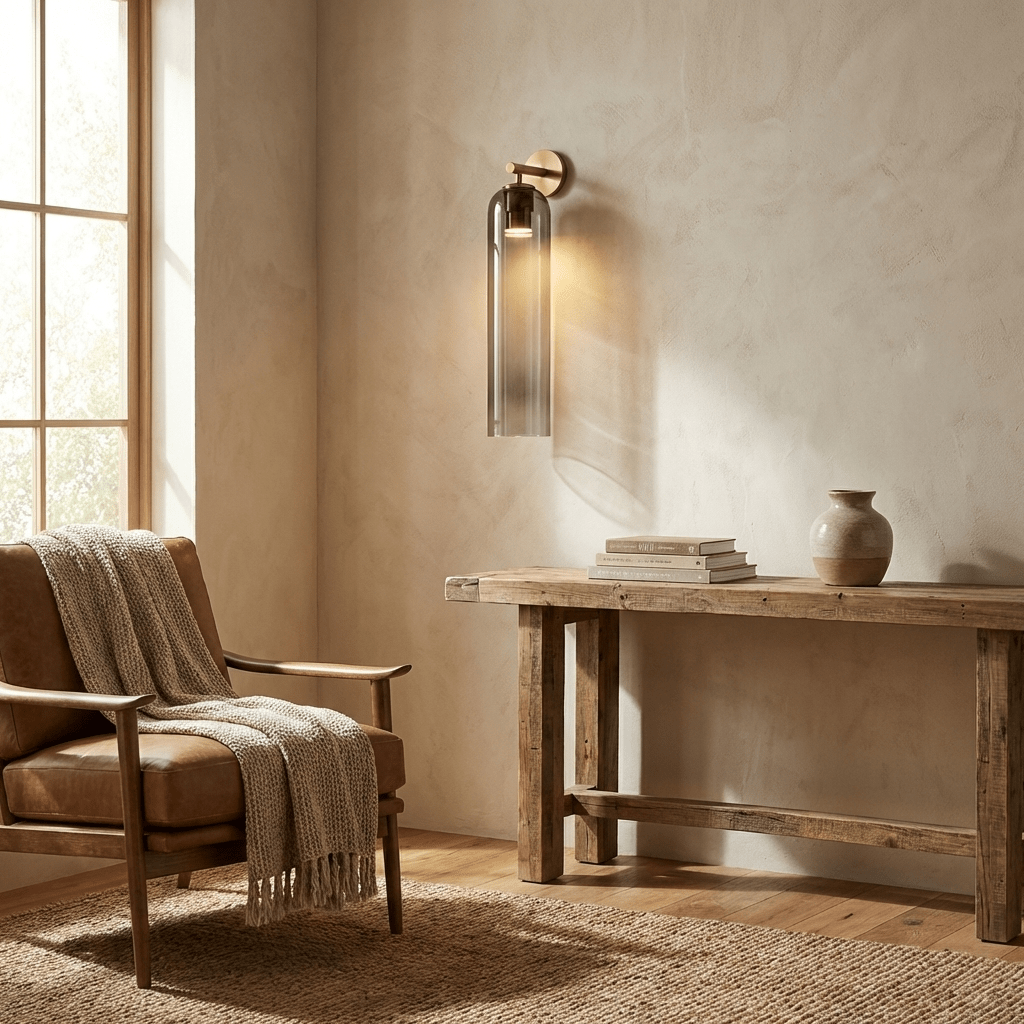 Peli Glass Indoor Wall Light