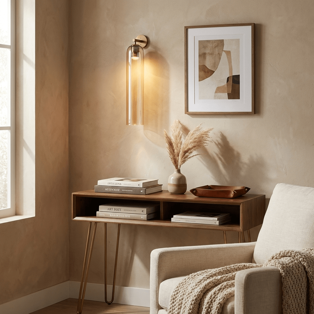 Peli Glass Indoor Wall Light