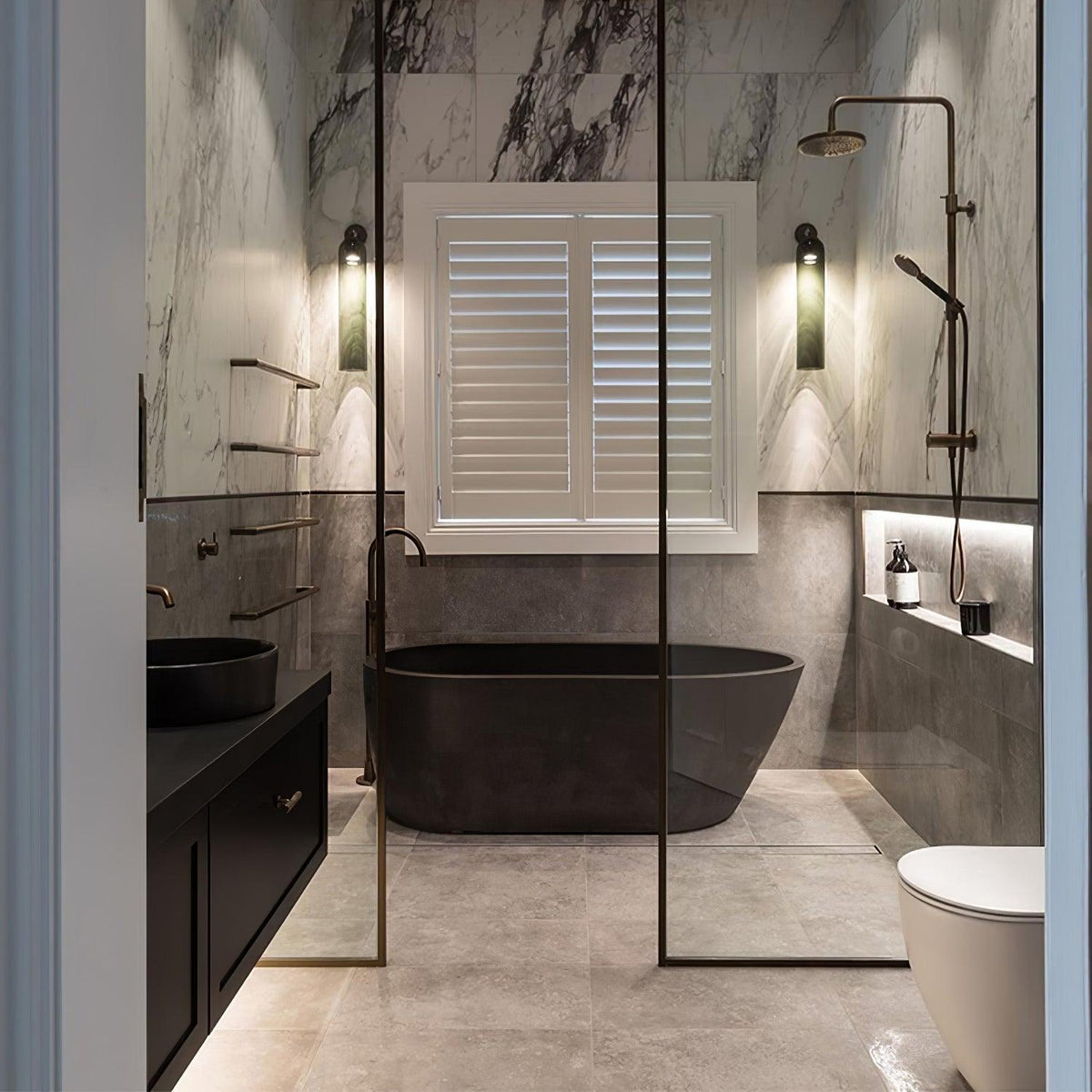 Peli Glass Indoor Wall Light