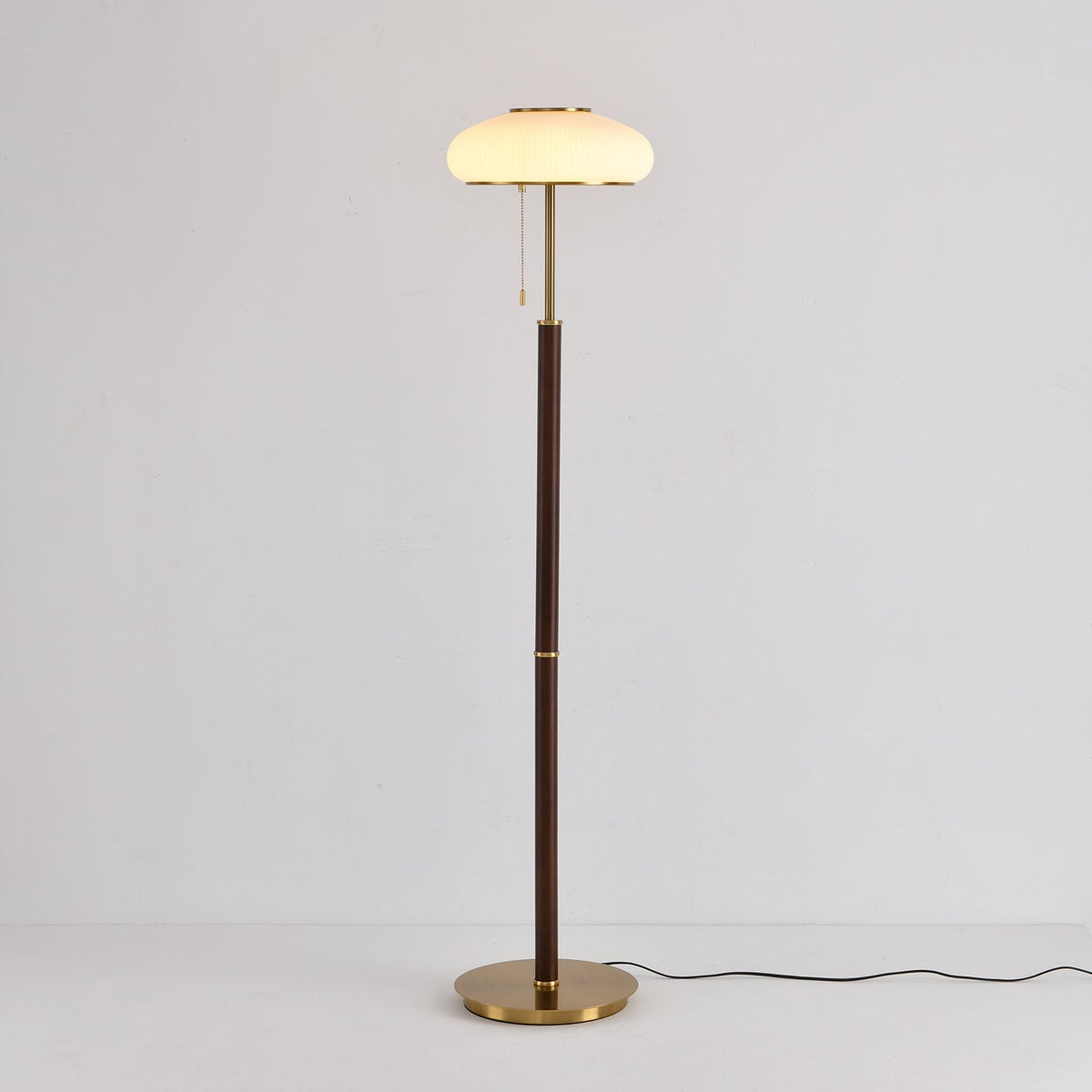 Lioralelia Vintage Glass Floor Lamp
