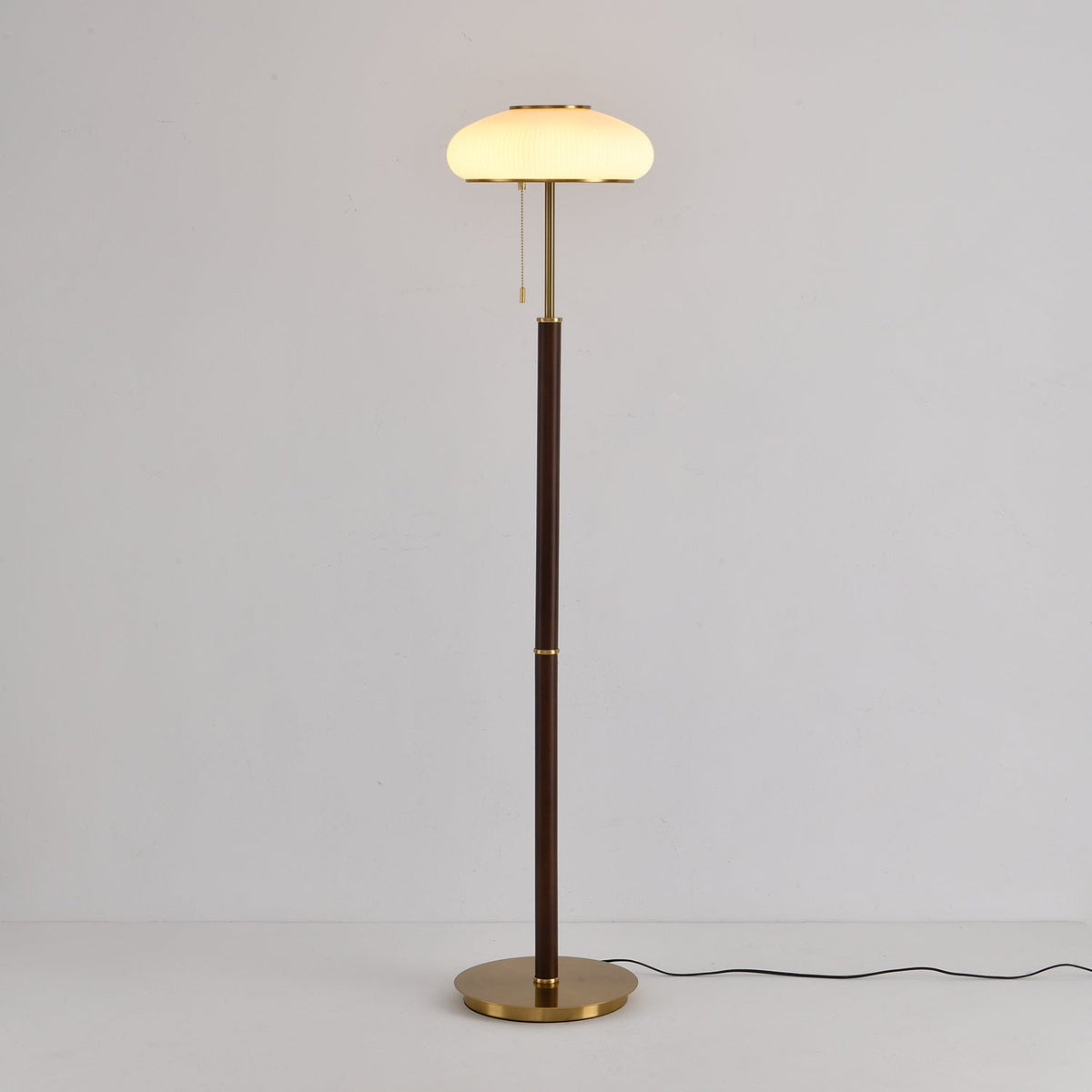 Lioralelia Vintage Glass Floor Lamp