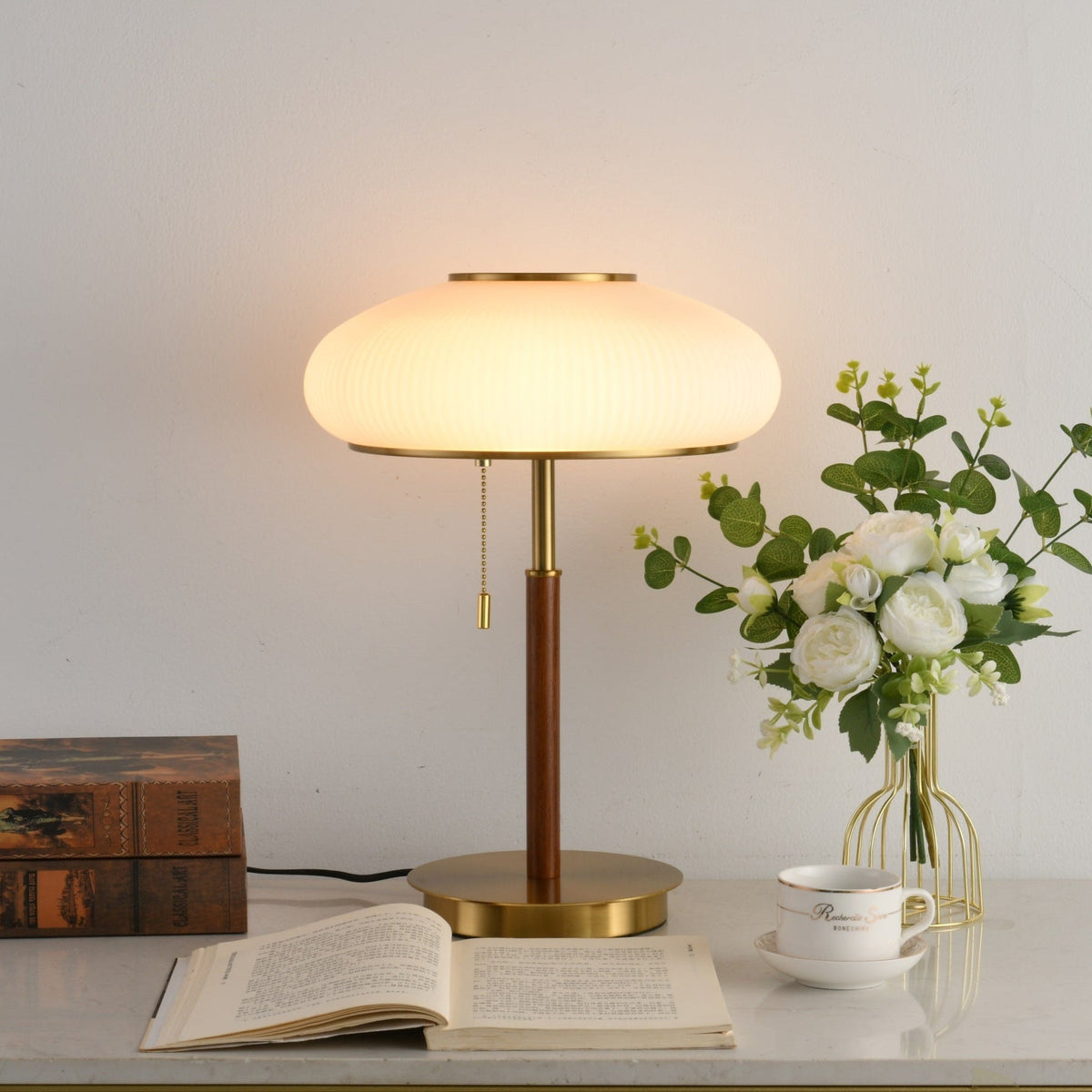 Dex Modern Glass Table Lamp