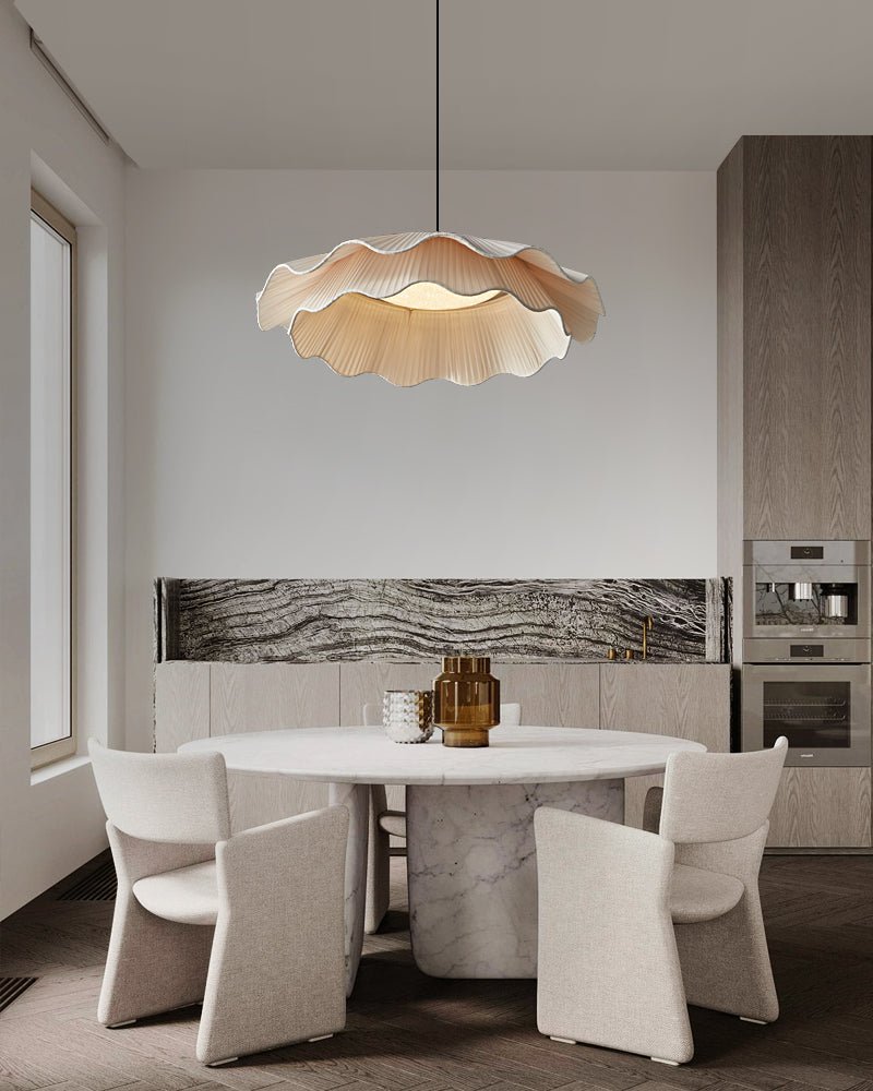 Zaeva Fabric Wave Pendant Light