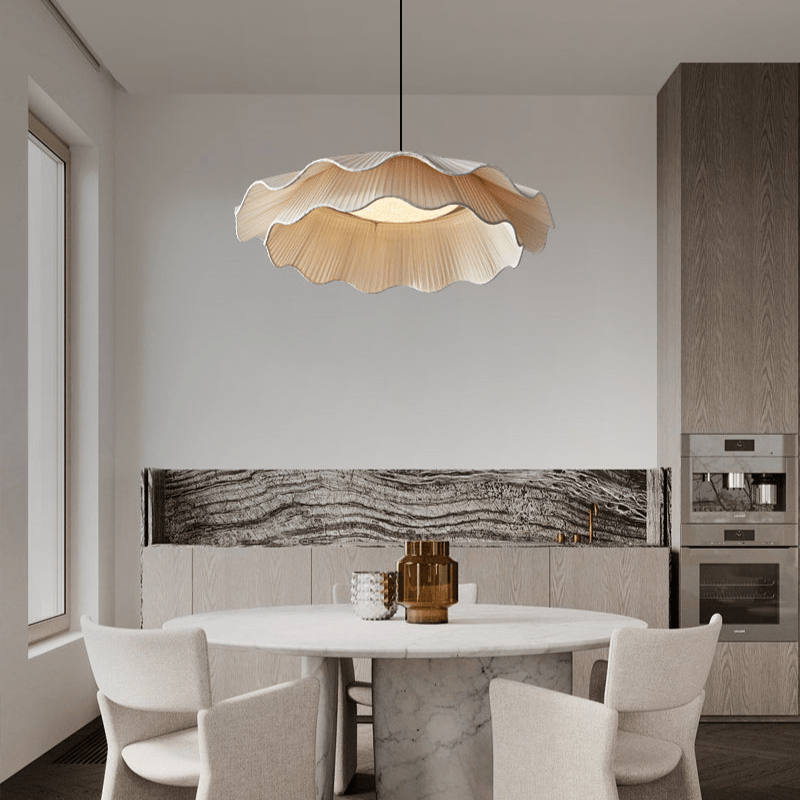 Zaeva Fabric Wave Pendant Light