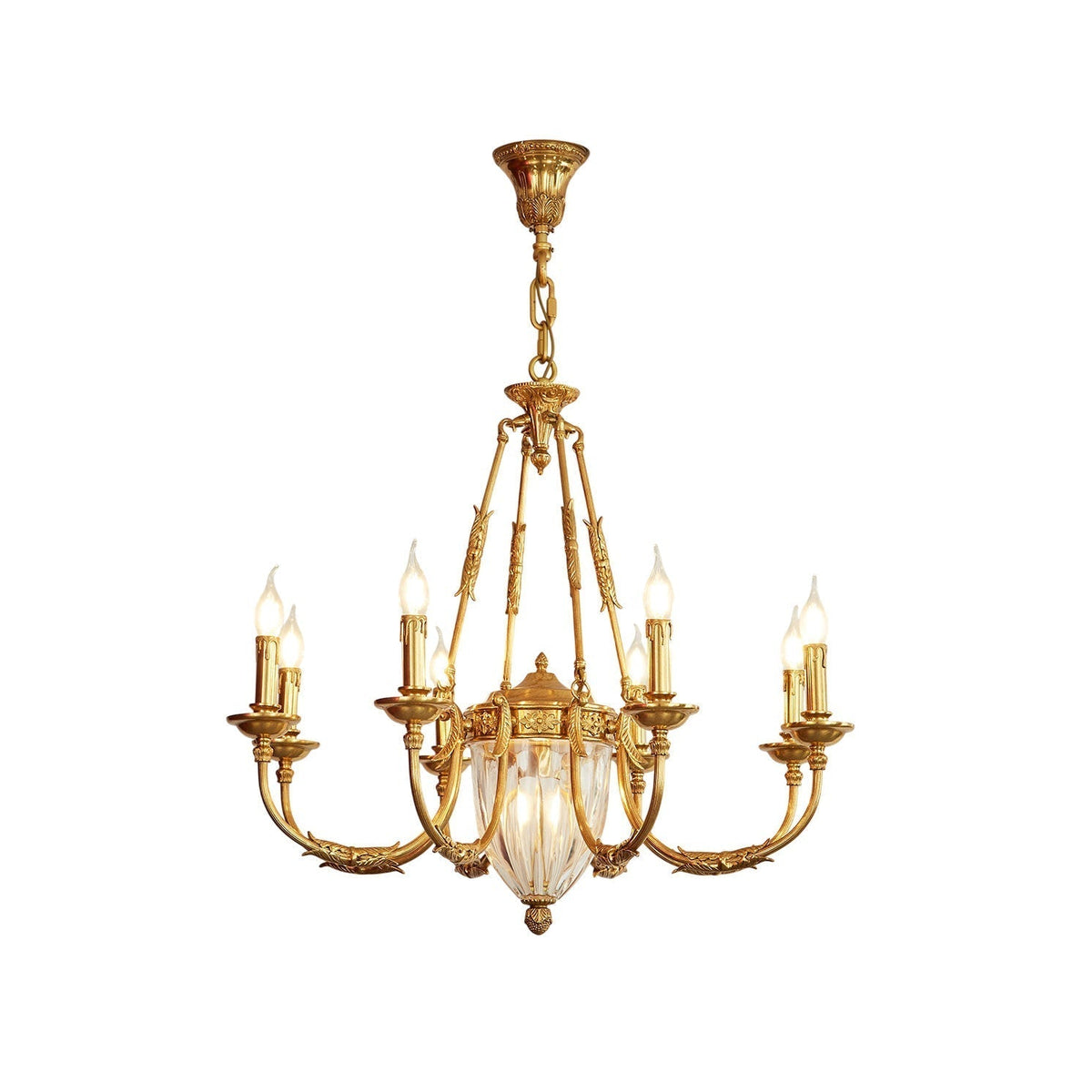 Valerix Brass Chandelier