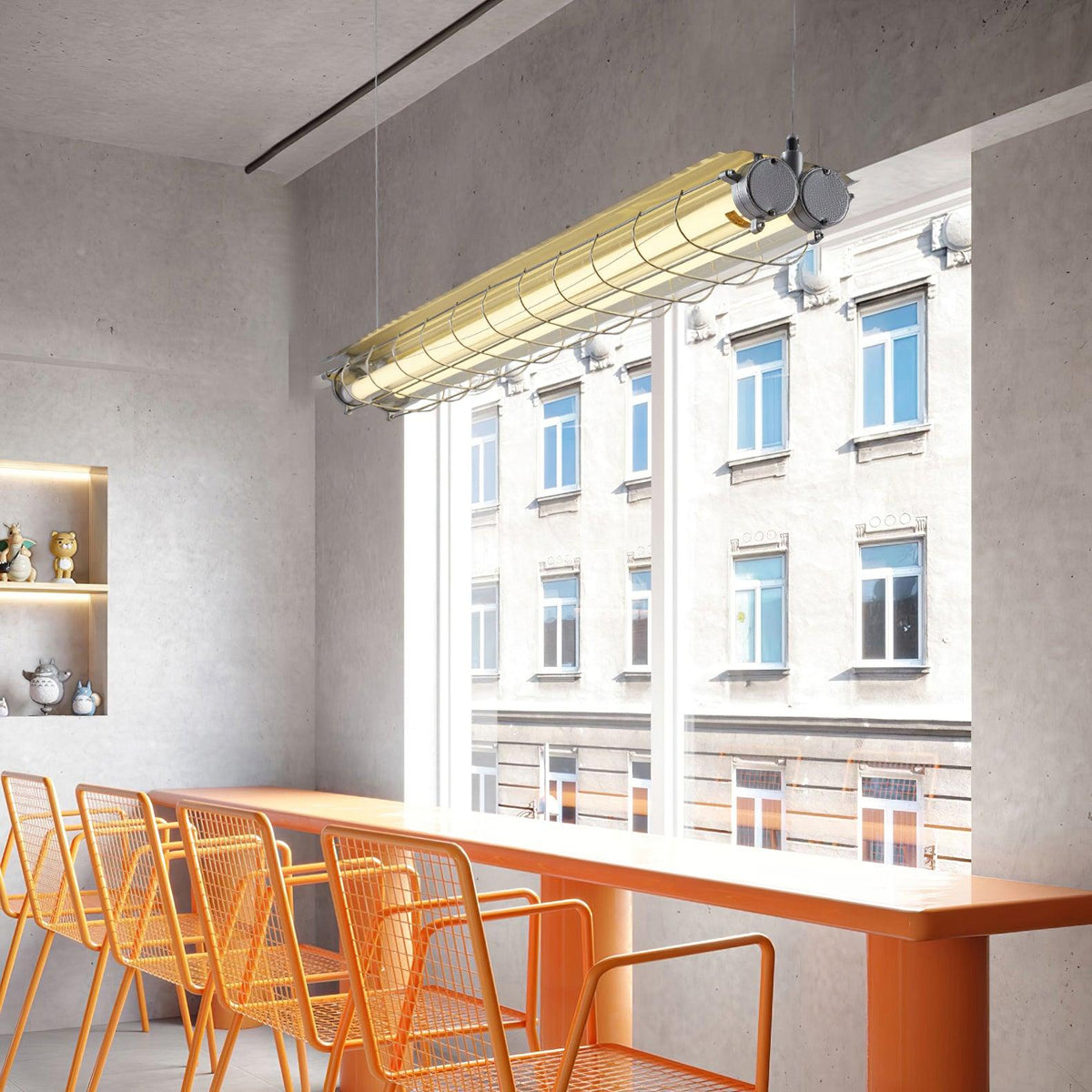 Alaric Industrial Linear Pendant Light