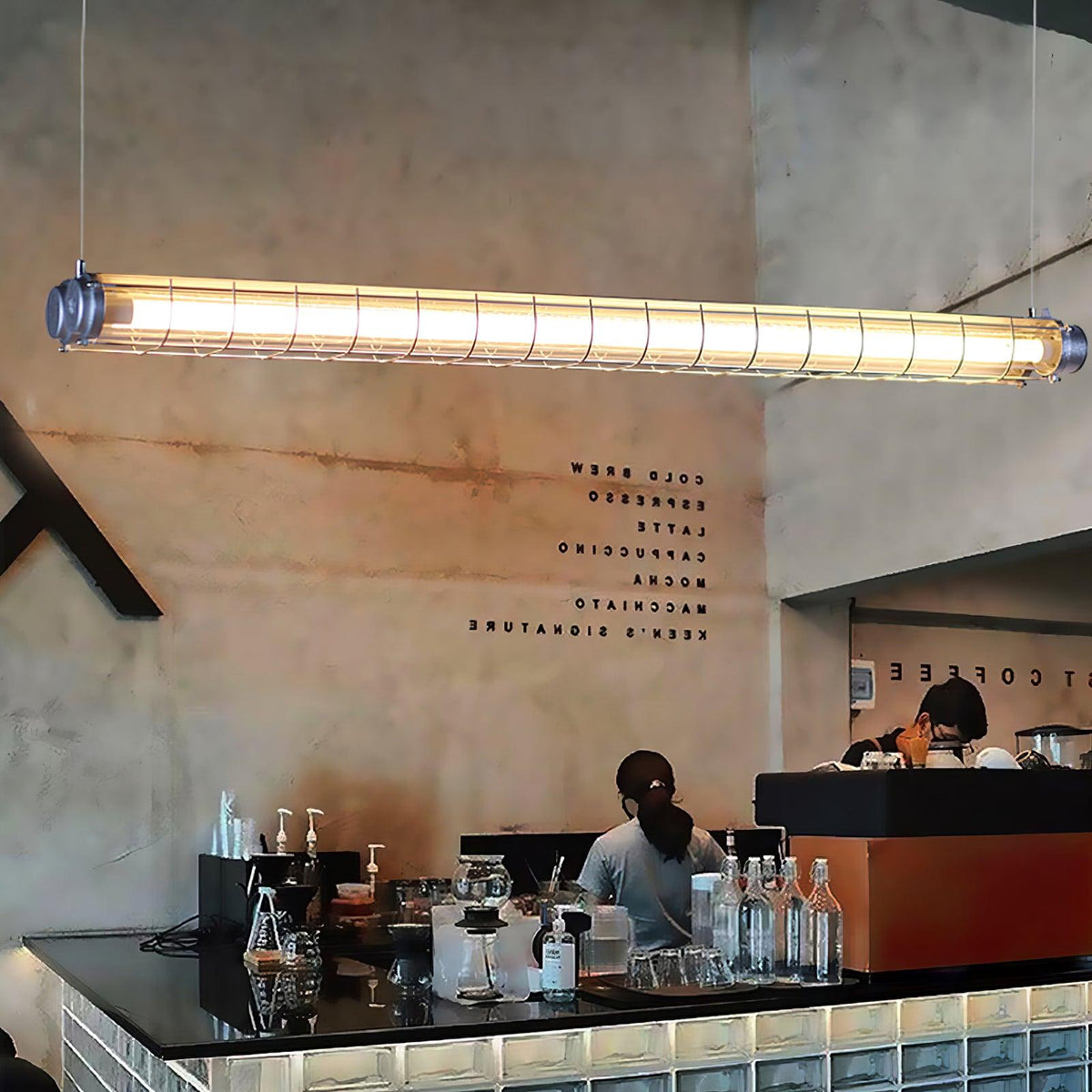 Alaric Industrial Linear Pendant Light