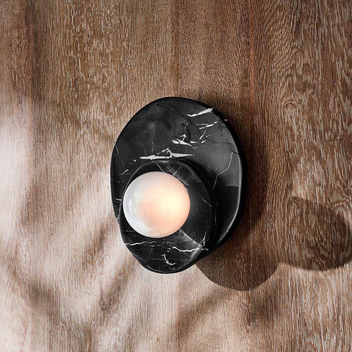 Astr Modern Minimalist Unique Stone Glass Wall Lamp