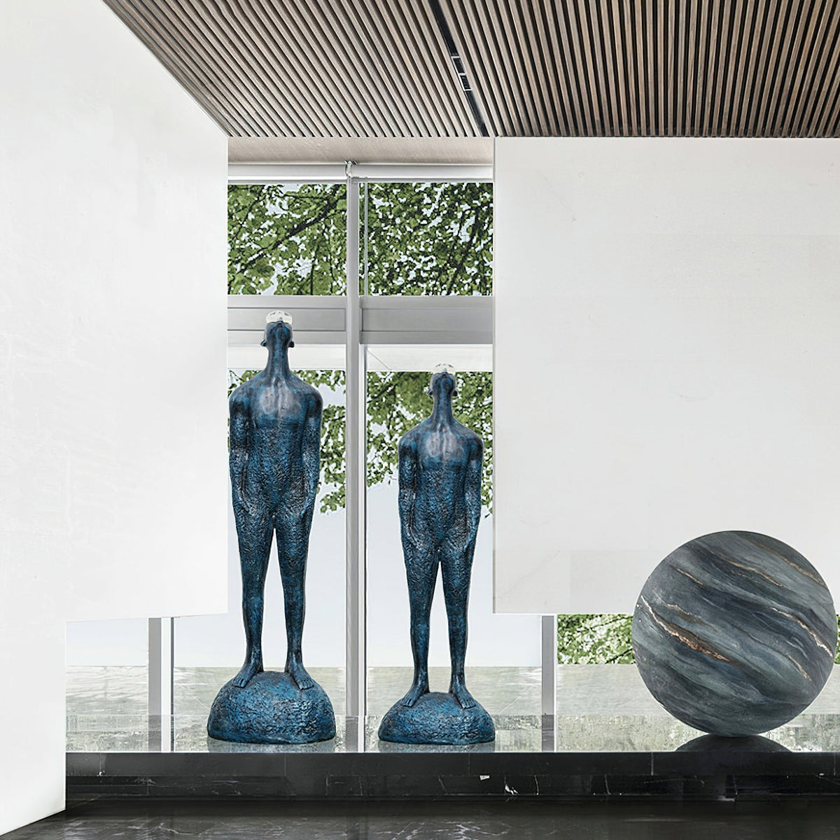 Tron Guardian Sculpture Floor Ornaments