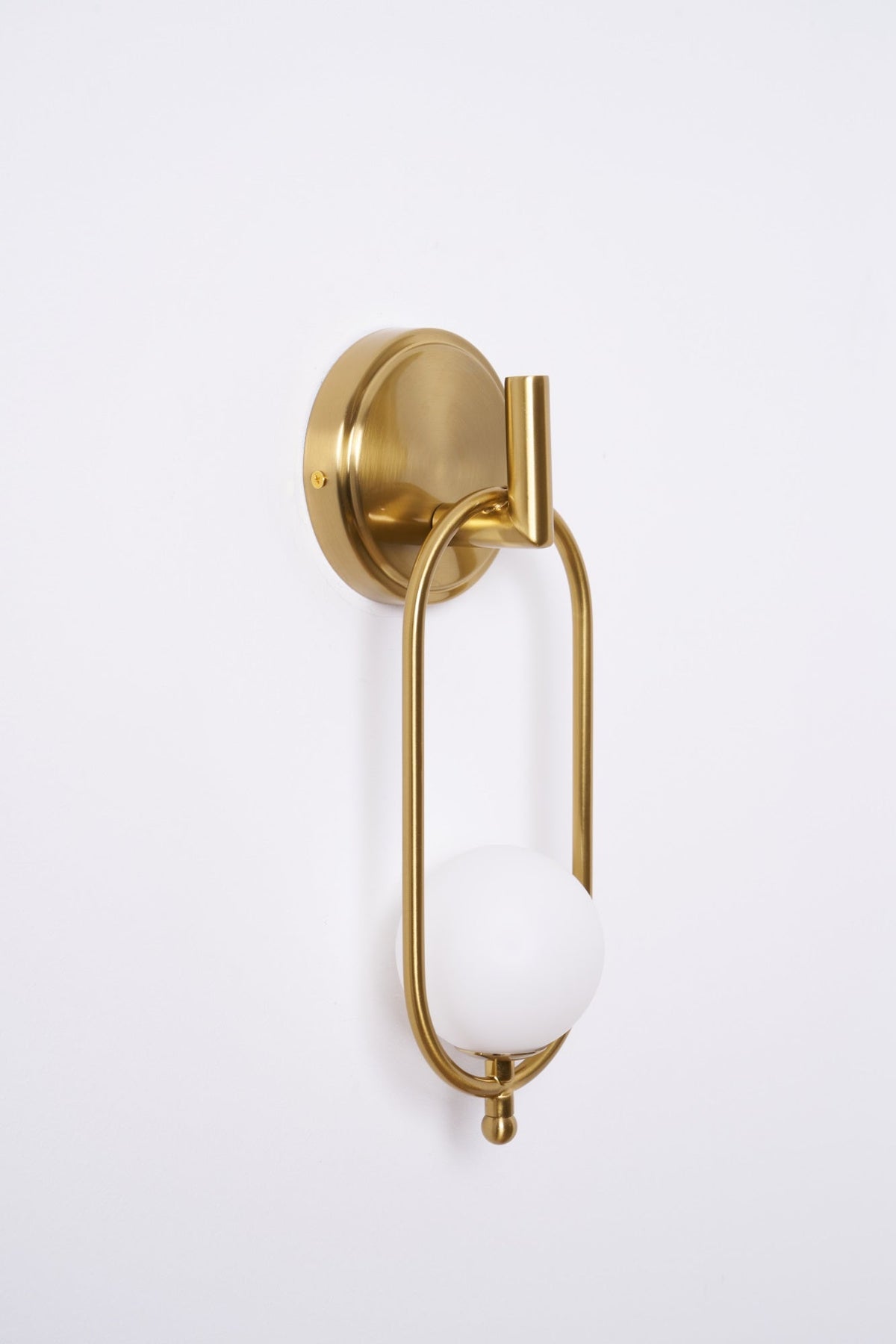 Cumirisra Modern Minimalist Brass Glass Wall Light