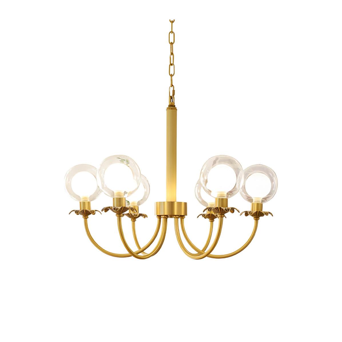 Crown Classic Glass Chandelier