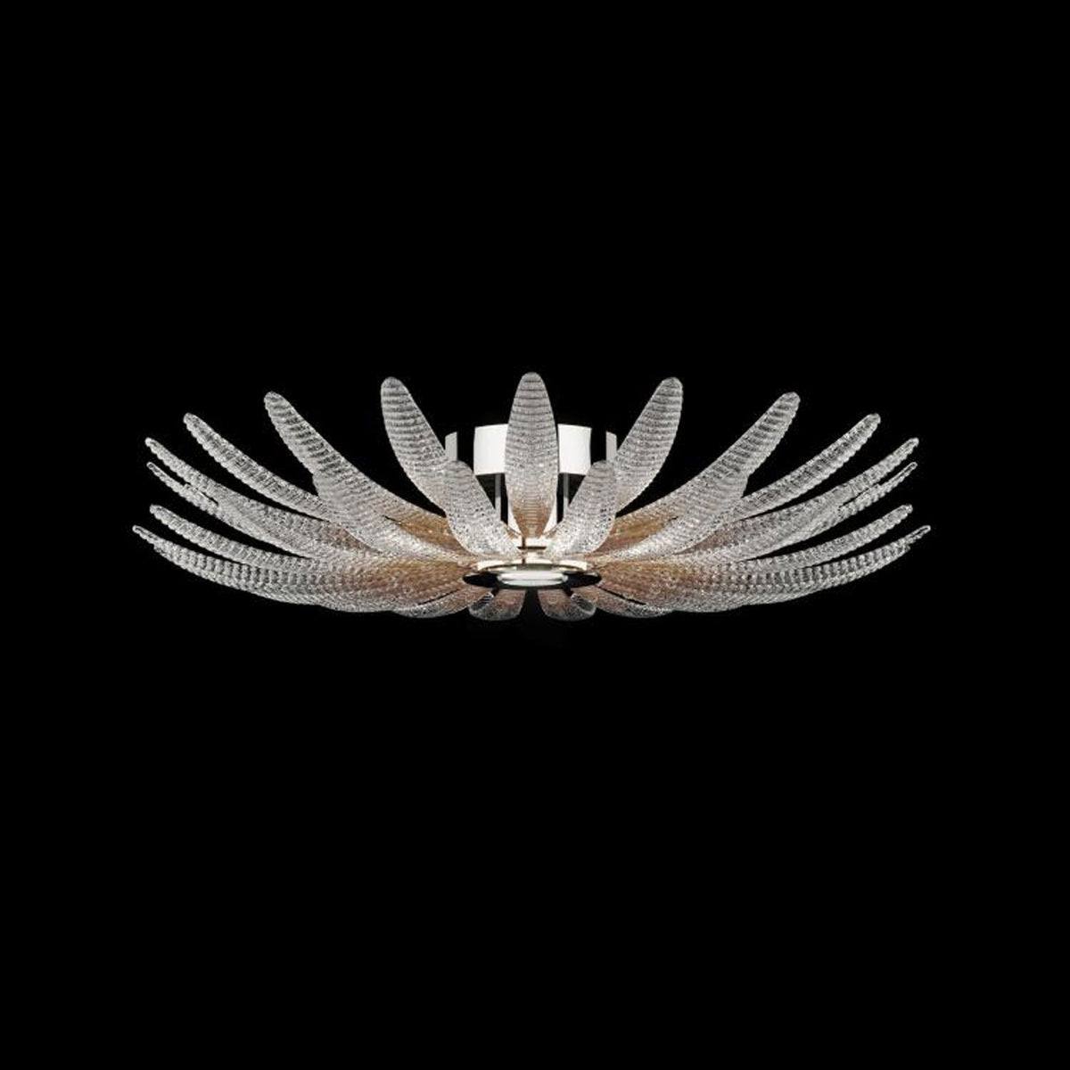 Ignatius Glass Petal Ceiling Light