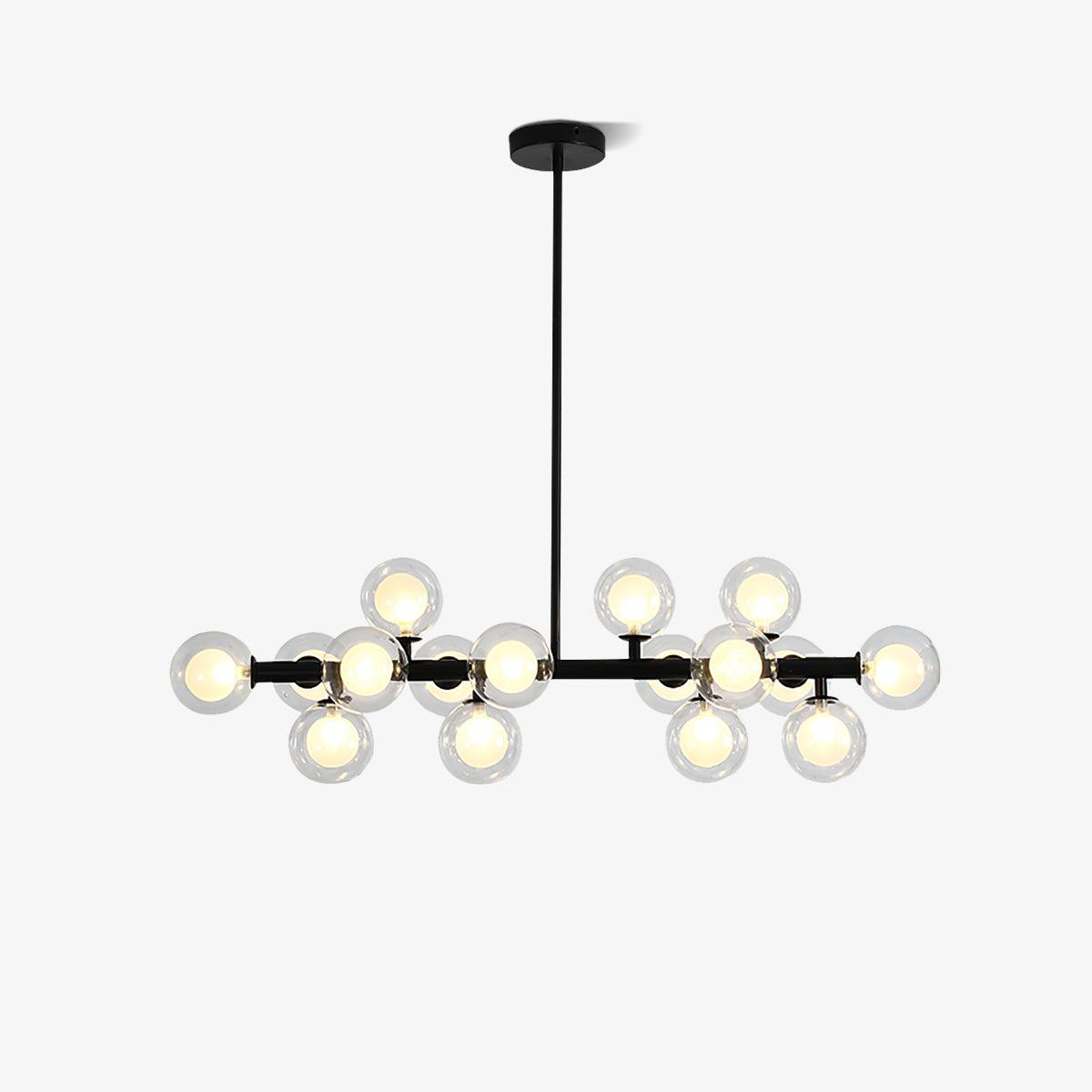 Eiranelle Chandelier Glass and Minimalist