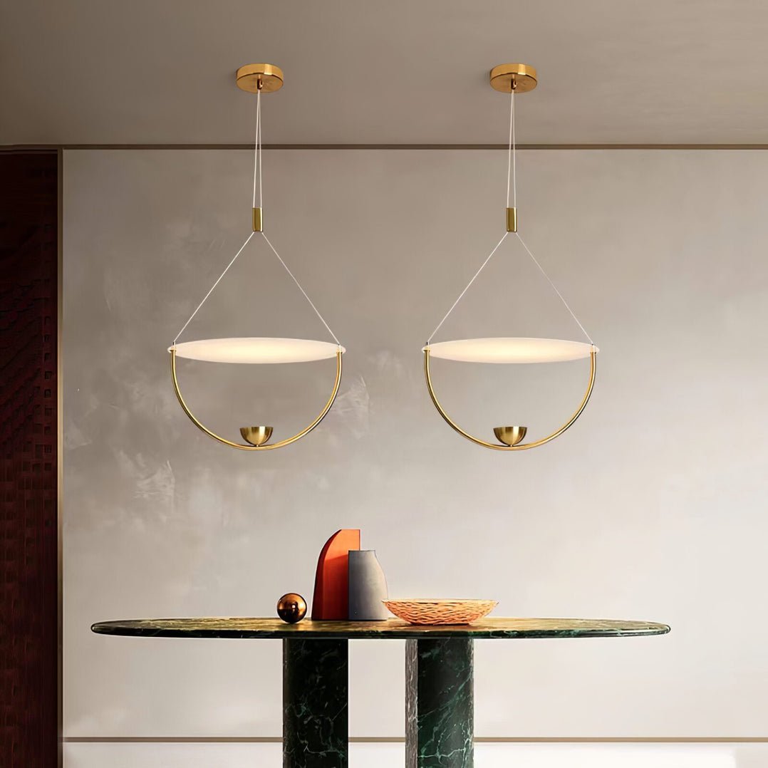 Vecaros Modern Minimalist Disc Pendant Lamp
