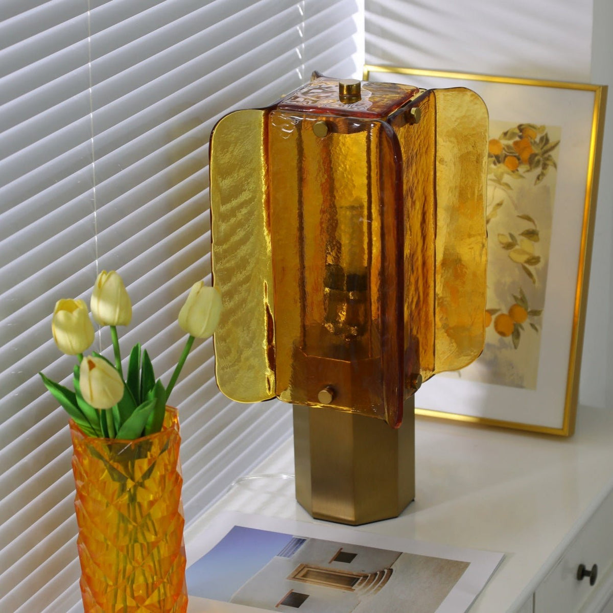 Aurelia Modern Glass Table Lamp
