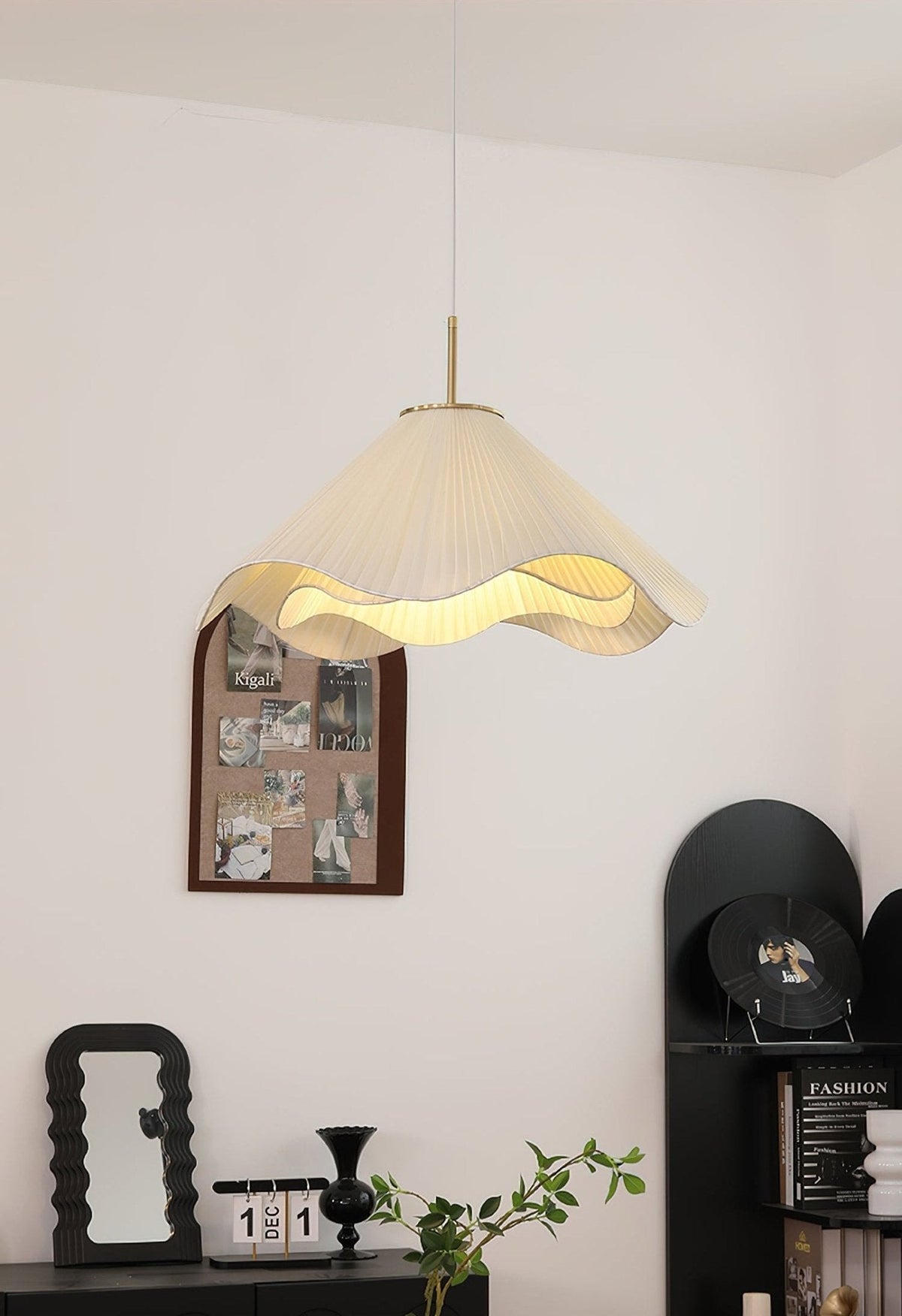 Drift Minimalist Fabric Pendant Light