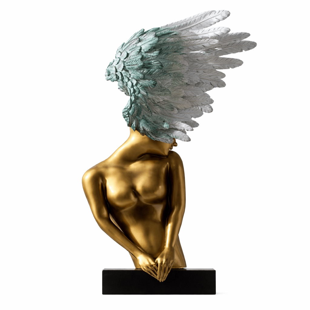 Caelvian Winged Bust Sculpture