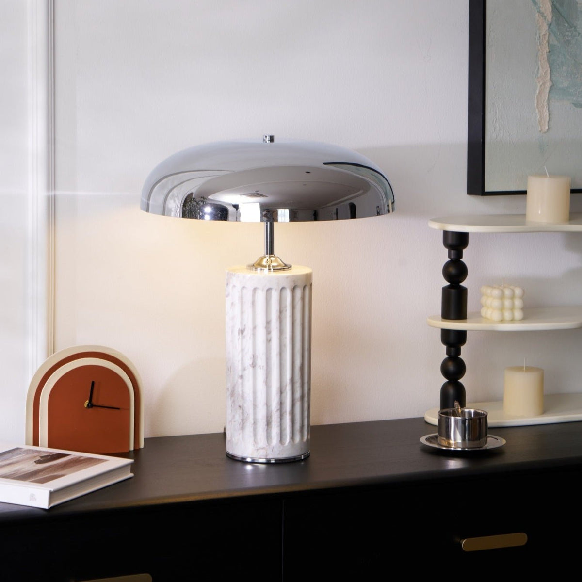 Zenith Modern Marble Table Lamp